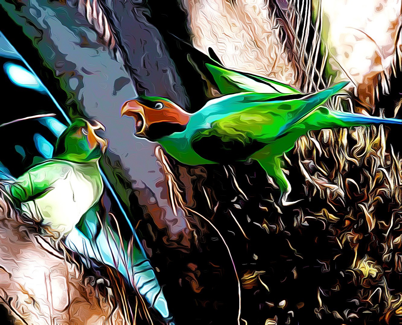 Long-tailed Parakeet Psittacula longicauda