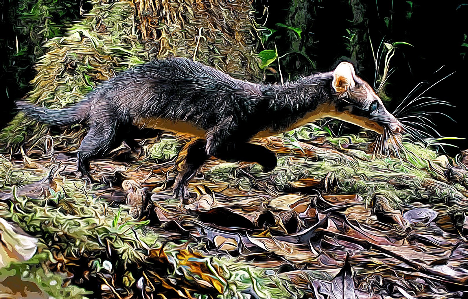 Hose's Palm Civet Diplogale hosei