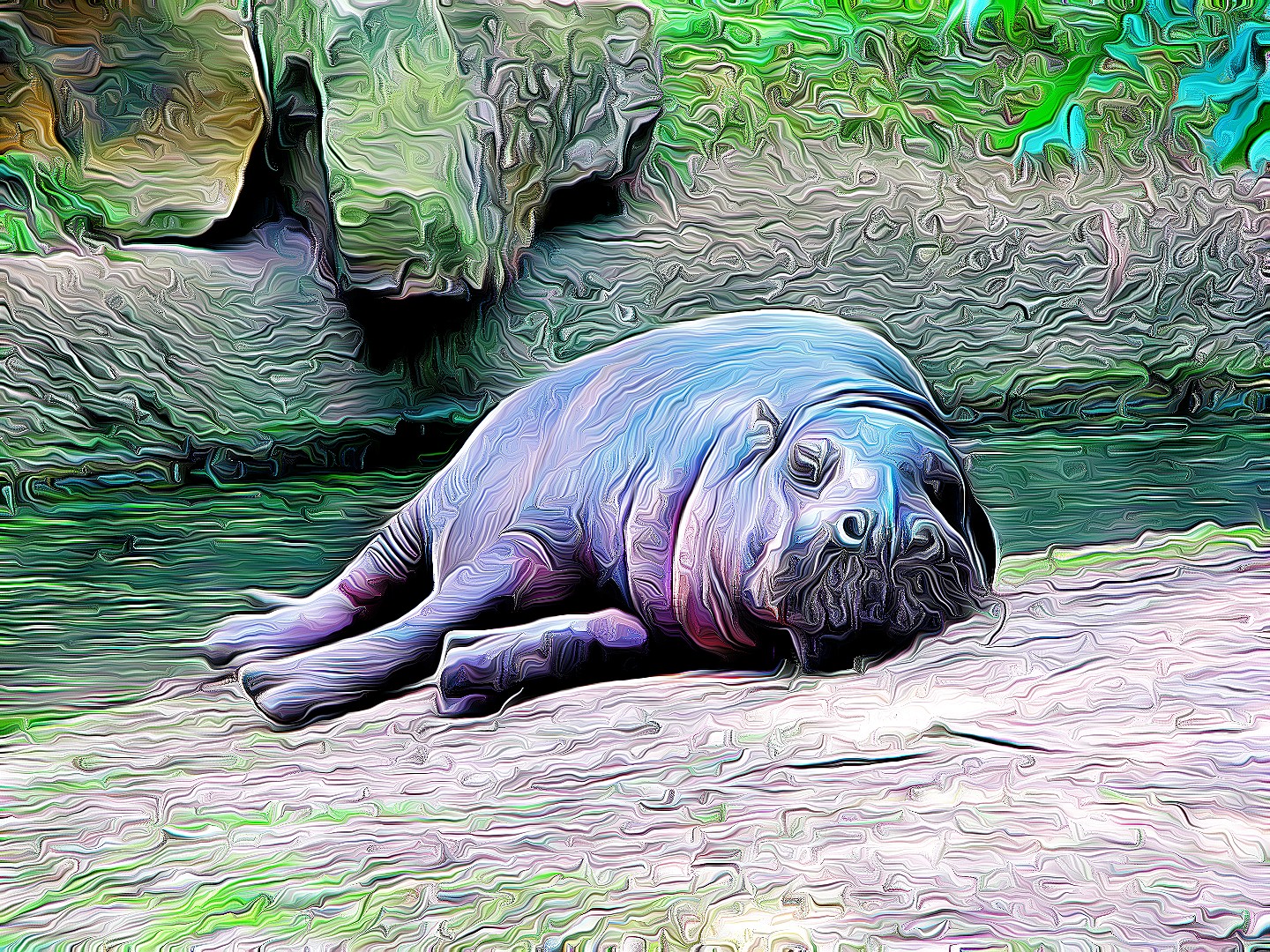 Pygmy Hippopotamus Choeropsis liberiensis