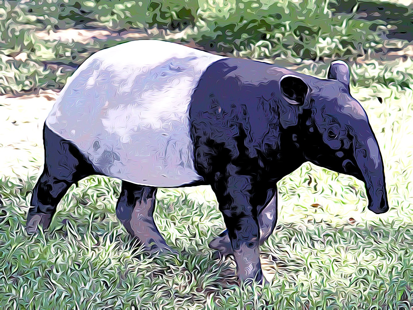Malay Tapir Tapirus indicus