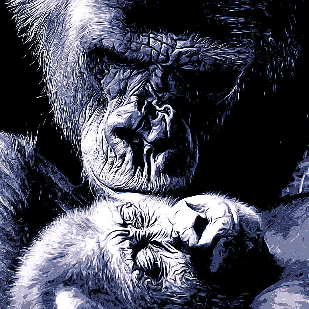 Black and white gorilla sketch - Pexels