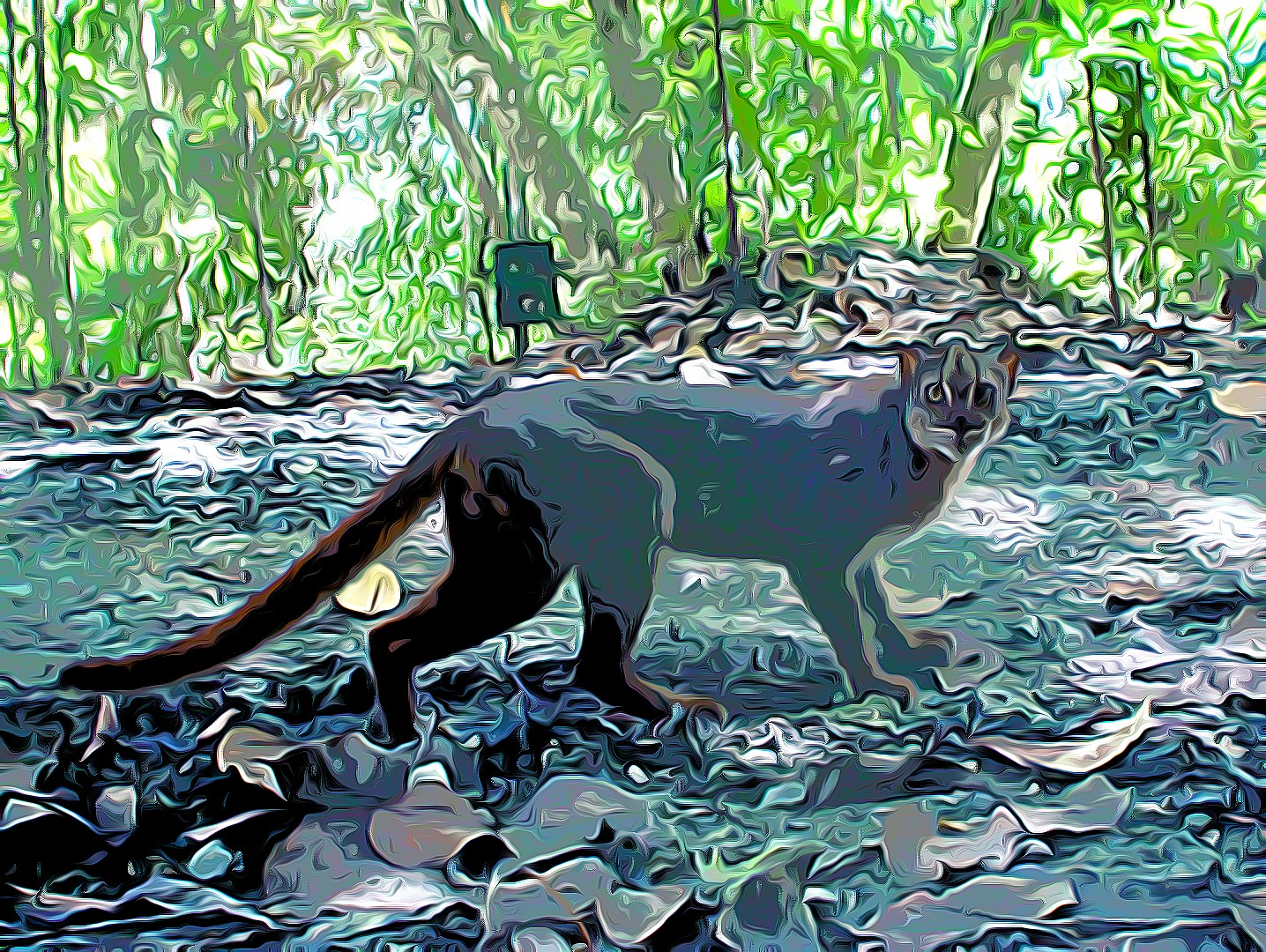 Borneo Bay Cat Pardofelis badia