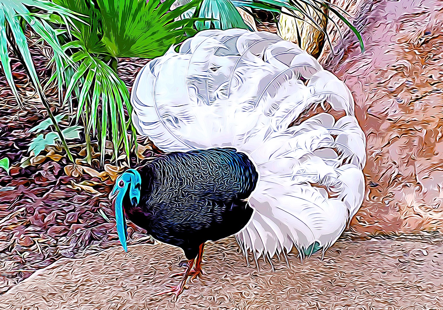 Bulwer's Pheasant Lophura bulweri