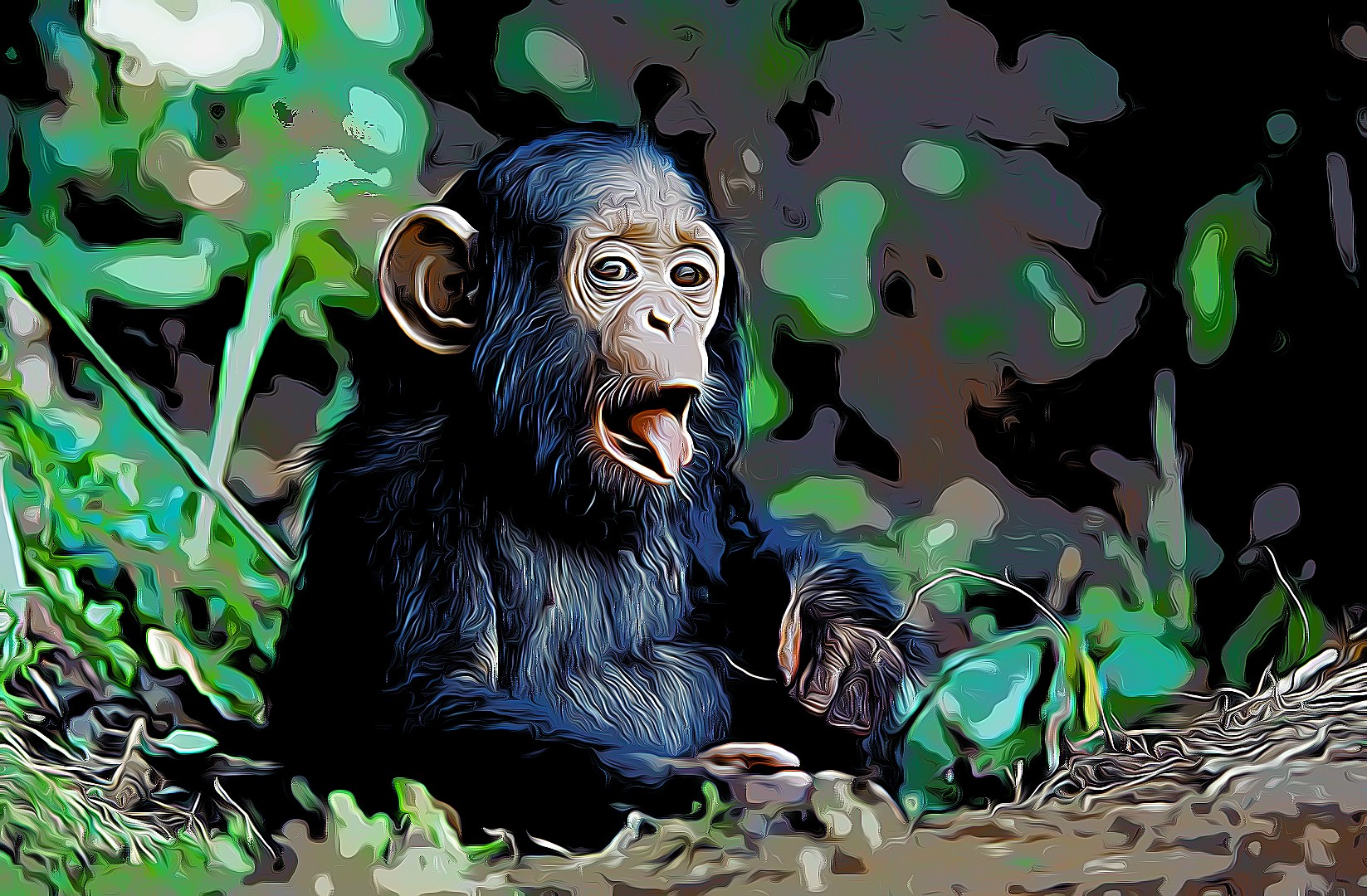Chimpanzee Pan troglodytes