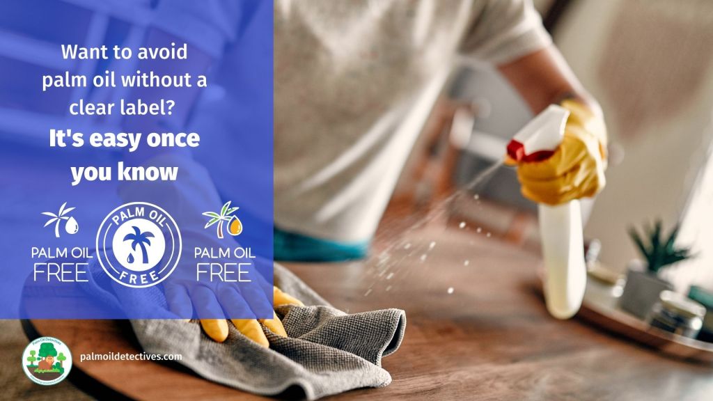 Palm oil free cleaning - take action and #BoycottPalmOIl 