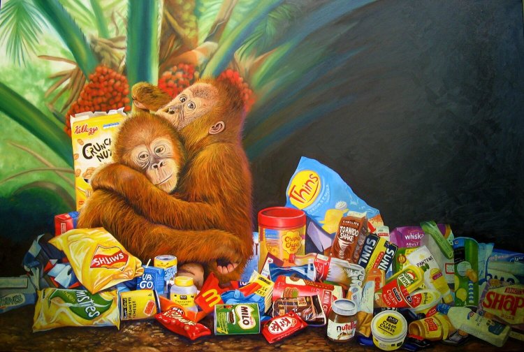 Palm Oil and Pollution by Jo Frederiks