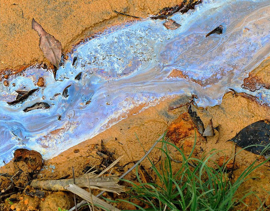 Pollution run-off in an RSPO member palm oil plantation in Sumatra. Craig Jones Wildlife Photography
