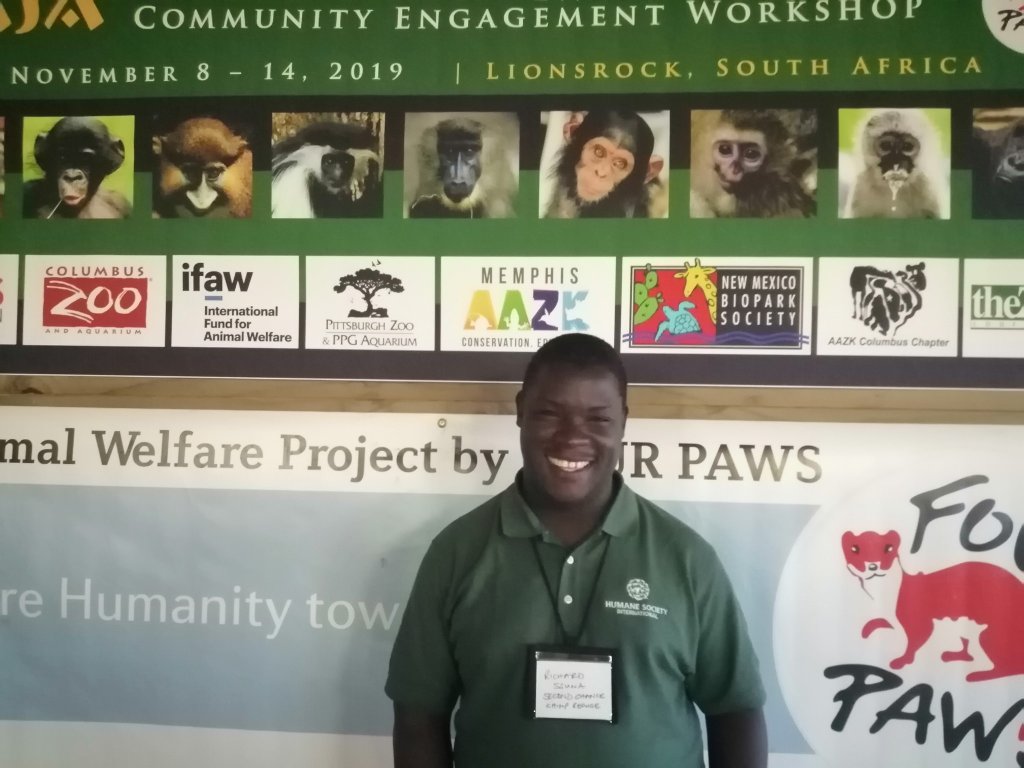 Dr Richard Ssuna - wildlife and pet vet, animal advocate