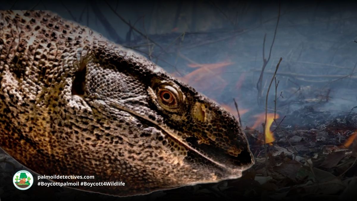 Black-Throated monitor Varanus albigularis&nbsp;microstictus