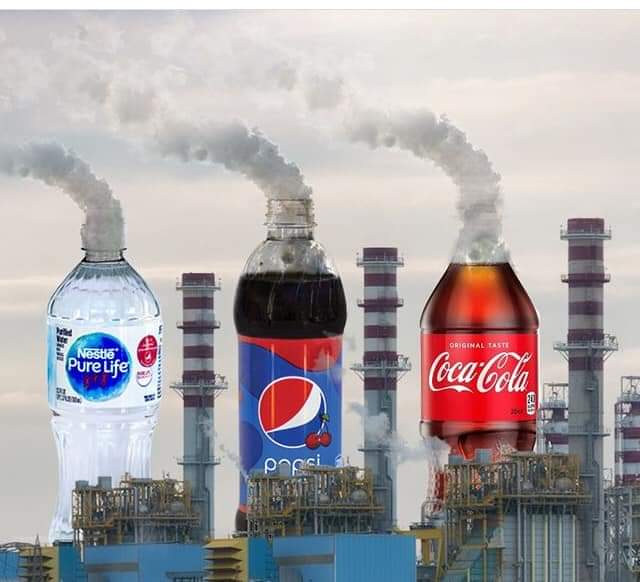 Greenwashing pollution pepsi cocacola air