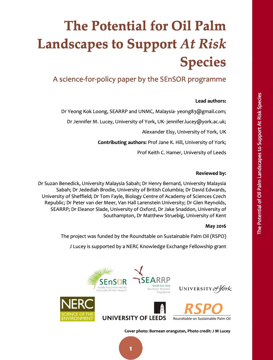 Science for Policy paper by the SEnSOR project