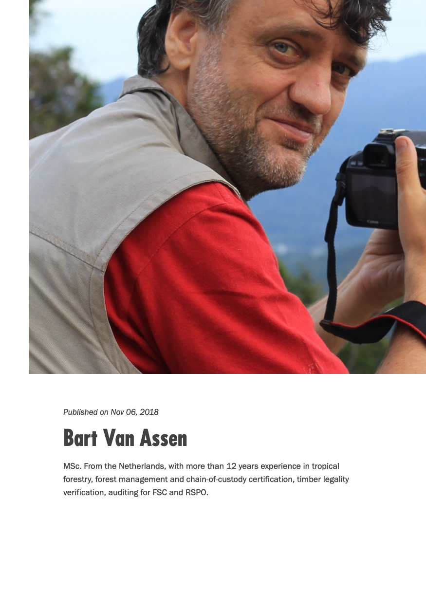 Bart Van Assen AKA @palmoiltruther and 3 other banned Twitter accounts @wildingrocks @thewicorman @bartwvanassen, banned for abuse and harassment of people exposing corruption of RSPO so-called 'sustainable' palm oil