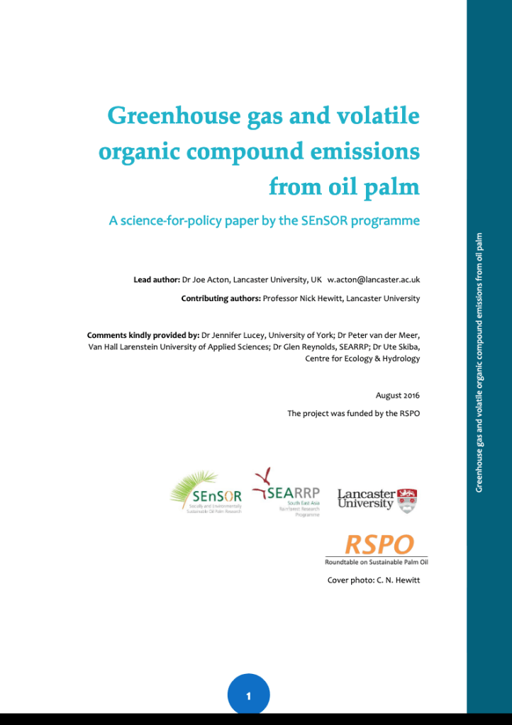 Science for Policy paper by the SEnSOR project 