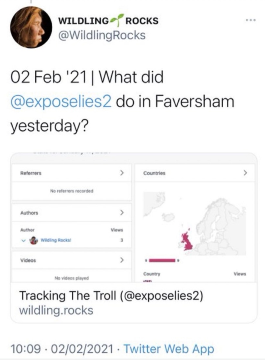 Bart Van Assen AKA Wilding Rocks AKA The Wicorman AKA and stalking people from Twitter and getting banned from Twitter