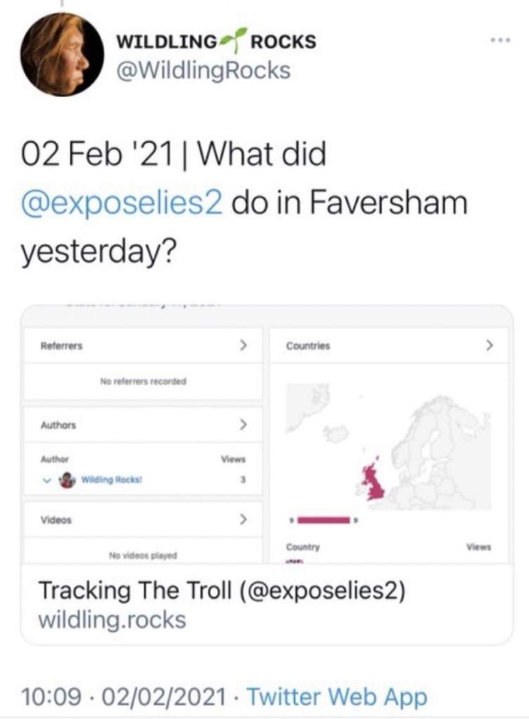 Bart Van Assen AKA Wilding Rocks AKA The Wicorman AKA and stalking people from Twitter and getting banned from Twitter