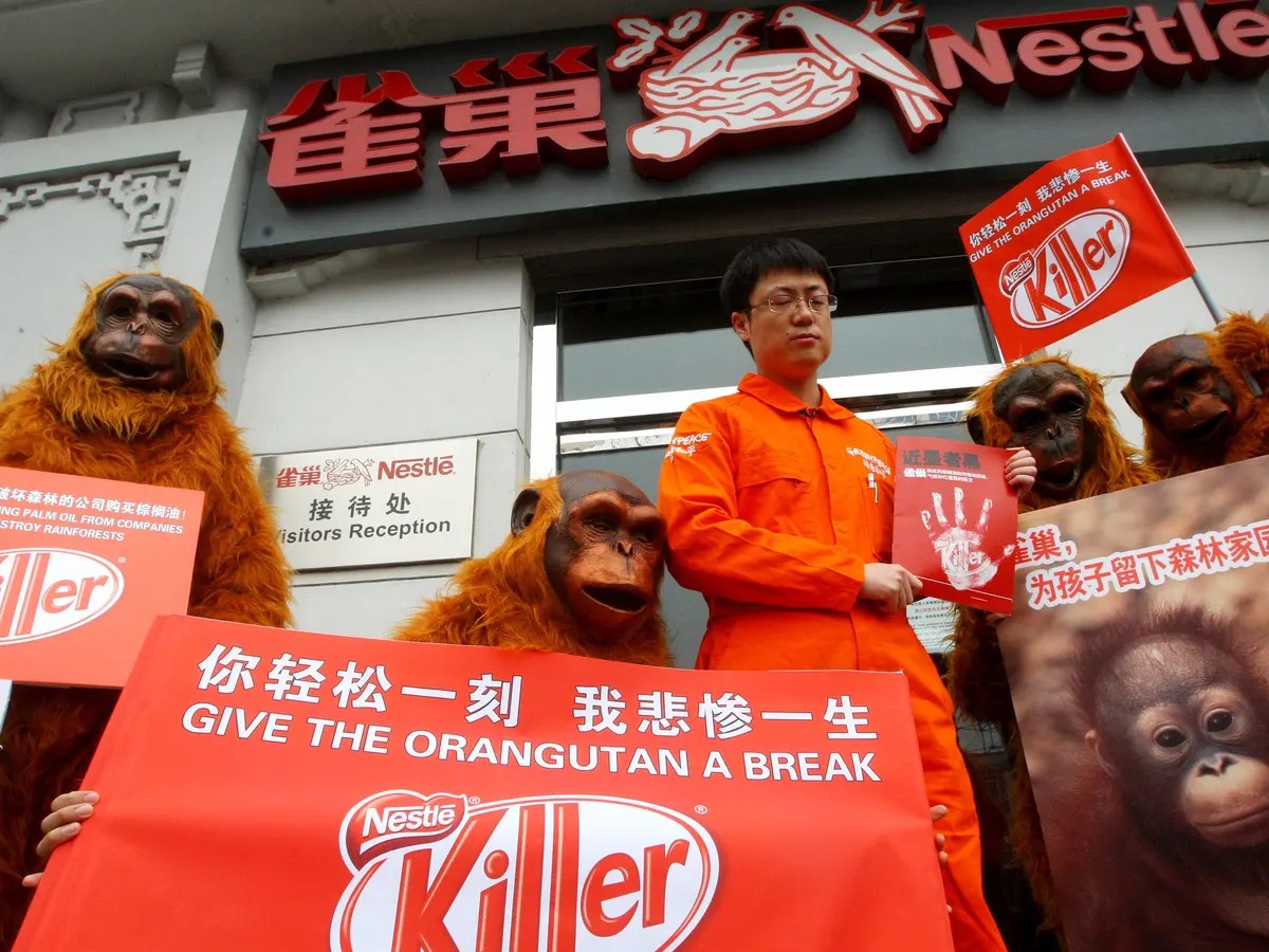 Kitkat Nestle deforestation - Japan