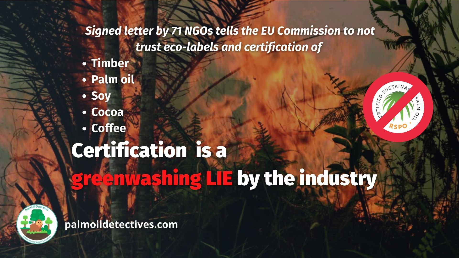 Ten reasons why certification should not be promoted as a solution in anti-deforestation regulations