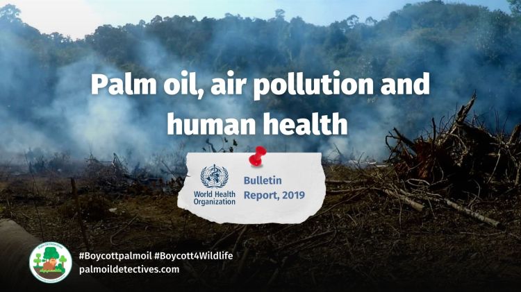 WHO Report - Palm oil air pollution health intro slide