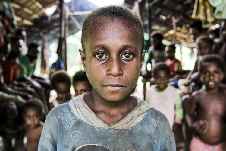 Marind children in Merauke West Papua by Nanang Sujana