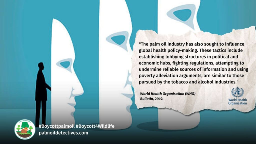 WHO Bulletin Report: Greenwashing and lobbying by the RSPO and RSPO members