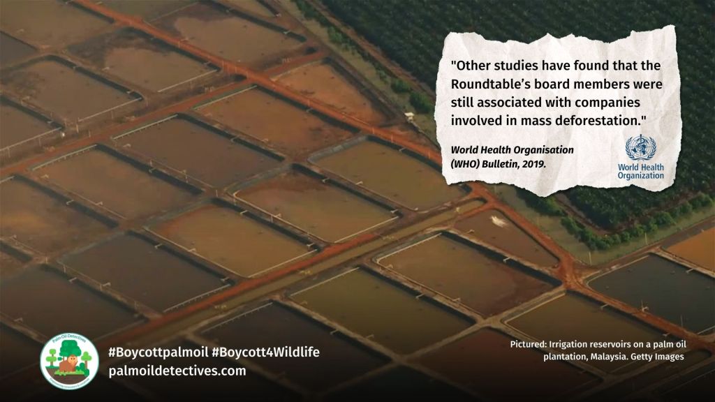 WHO Bulletin Report: Greenwashing and lobbying by the RSPO and RSPO members