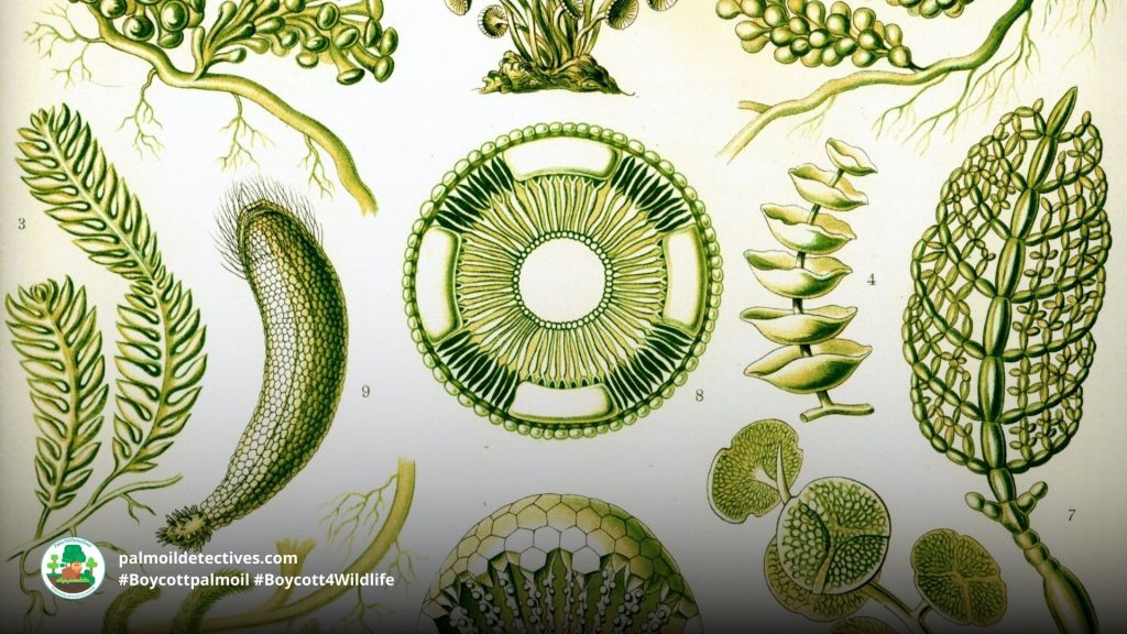 Algae illustration by Wiki images