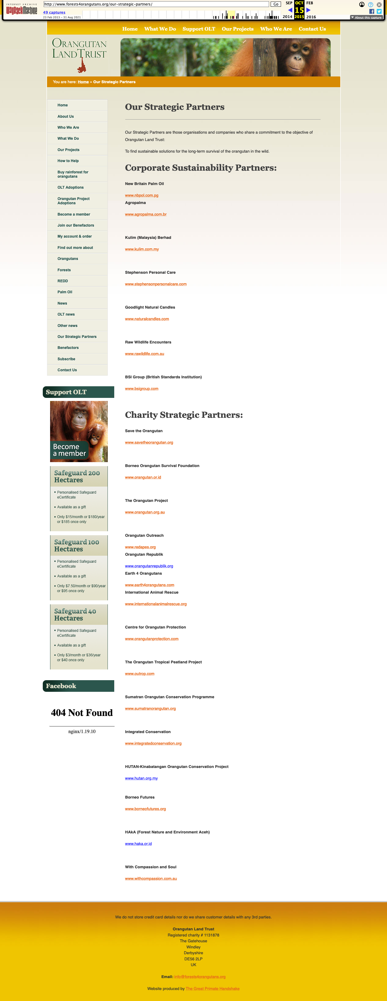 orangutan-land-trust-corporate-sponsors-partrners-oct-2015