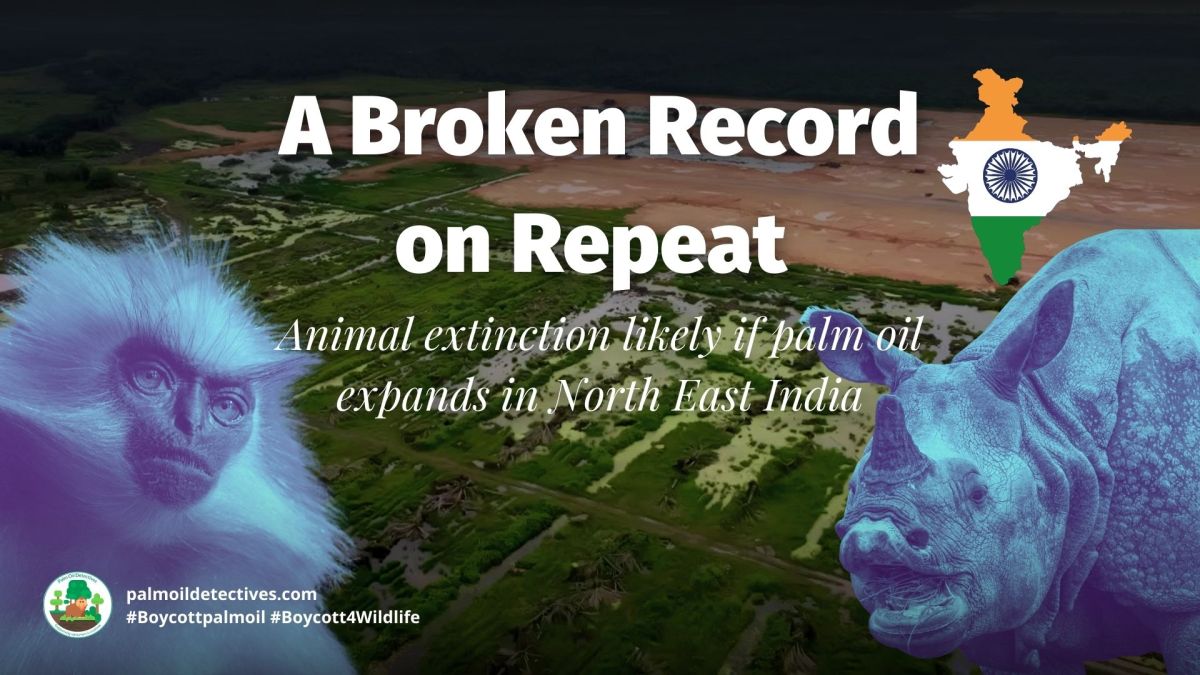 A Broken Record on Repeat – Animal Extinction Likely if Palm Oil Expands in North East&nbsp;India