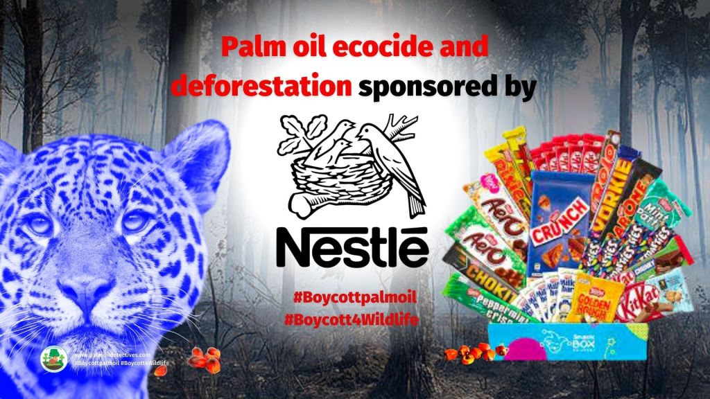 Christmas Boycott palm oil video 2025 nestle