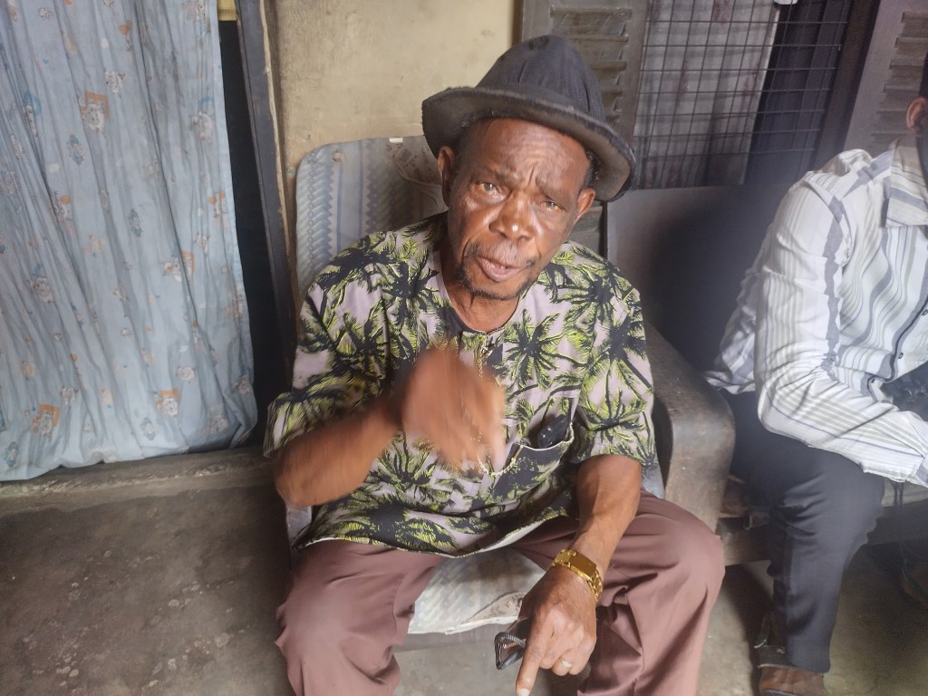 Community leader, chief Sampson Eleonu/Kevin Woke