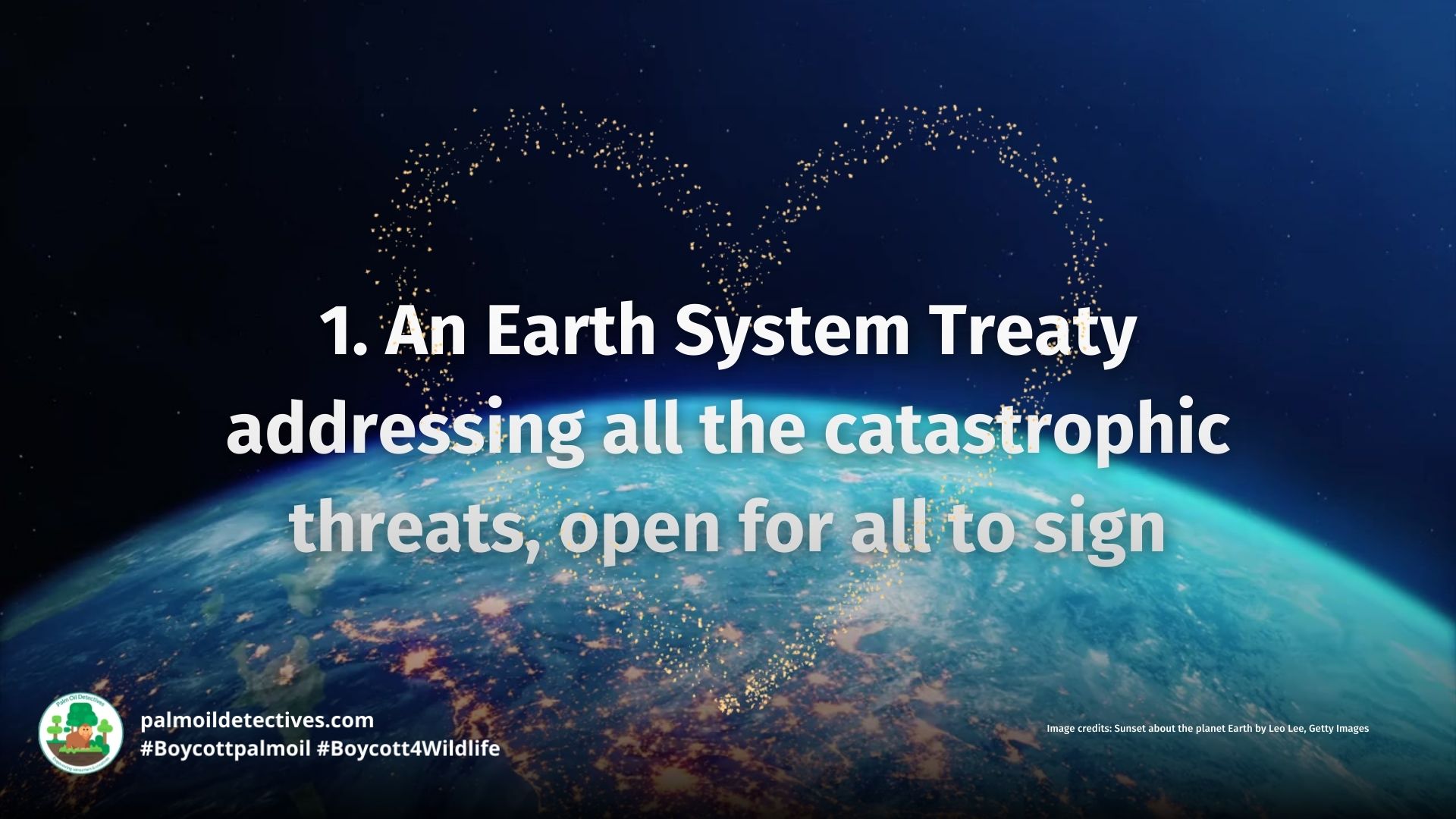An Earth System Treaty addressing all the catastrophic threats, open for all to sign