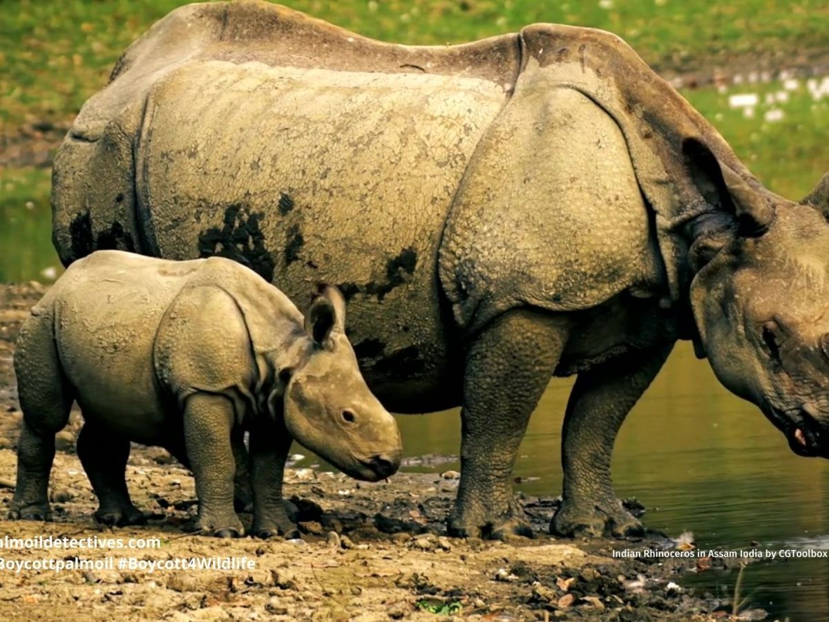 Indian Rhinoceros (Greater One-horned Rhino) Rhinoceros&nbsp;unicornis