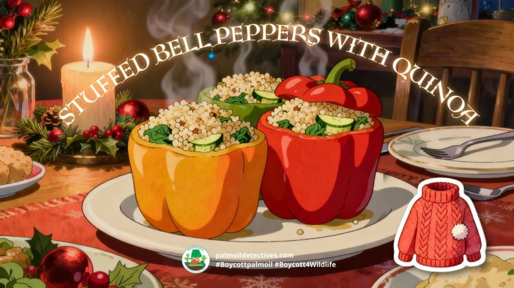 Stuffed Bell Peppers with Quinoa and Veggies