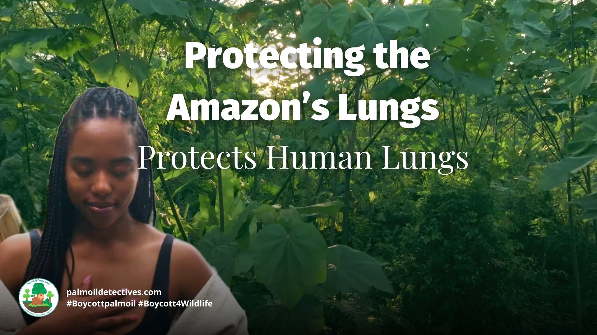 Protecting the Amazon's Lungs Protects Human Lungs Palm Oil Detectives