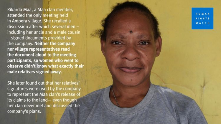 Rikarda Maa - Papuan women will not be silenced while palm oil behemoths consume their land